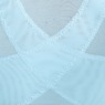 Embroidered Posture Bra, Light Blue, large