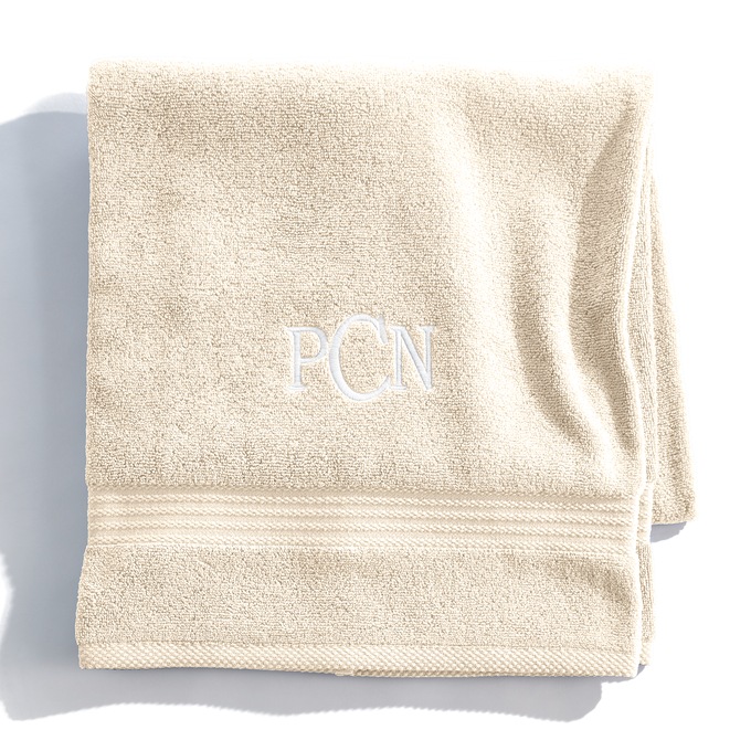 Oversized Bath Towel, Ivory, large