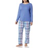 Women's Plaid Flannel PJ Set, , large