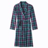 Men's Flannel Wrap Robe, Boysenberry, large