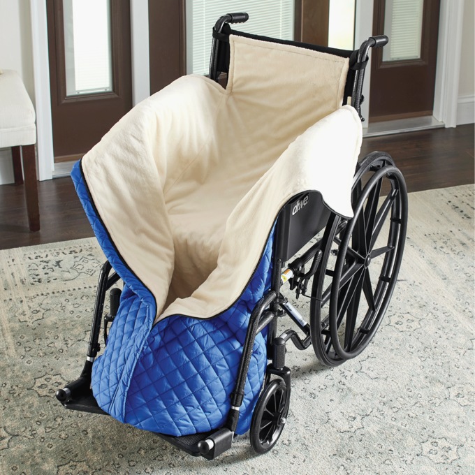 Zip Full Cover Wheelchair Blanket, , large