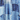 Long Satin Caftan, Shades of Blue, swatch