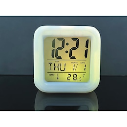 Glowing Digital Alarm Clock, , large
