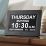 Digital Calendar Day Clock, , large