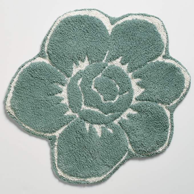 Flower-Shaped Bath Mat, , large