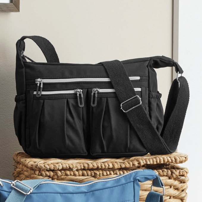 Julie Handbag, Black, large