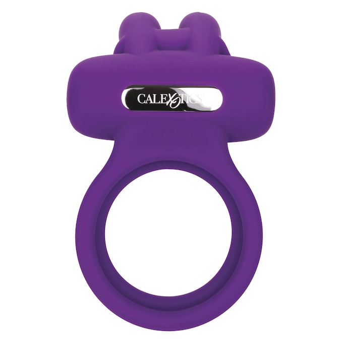 Silicone Rechargeable Dual Rockin' Rabbit Enhancer, , large