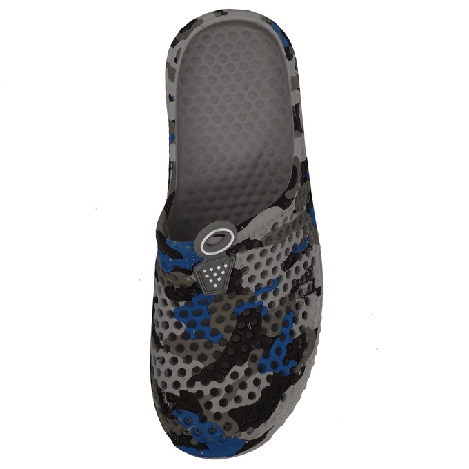 Women's Lightweight Perforated Comfort Clog, Multi Camo, large