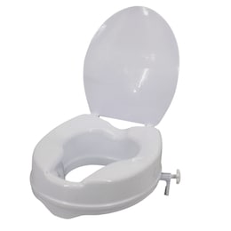 Raised Toilet Seat with Lid, , large