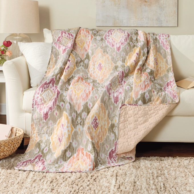 Quilted Throw, , large