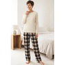 Women's Plaid Flannel PJ Set, , large