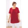 Women's Cotton Knit Tunic with Patch Pockets, , large