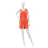 Button-Front Terry Romper, , large