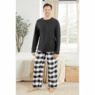 Men's Flannel PJ Set, , large