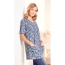 Women's Cotton Knit Tunic with Patch Pockets, , large