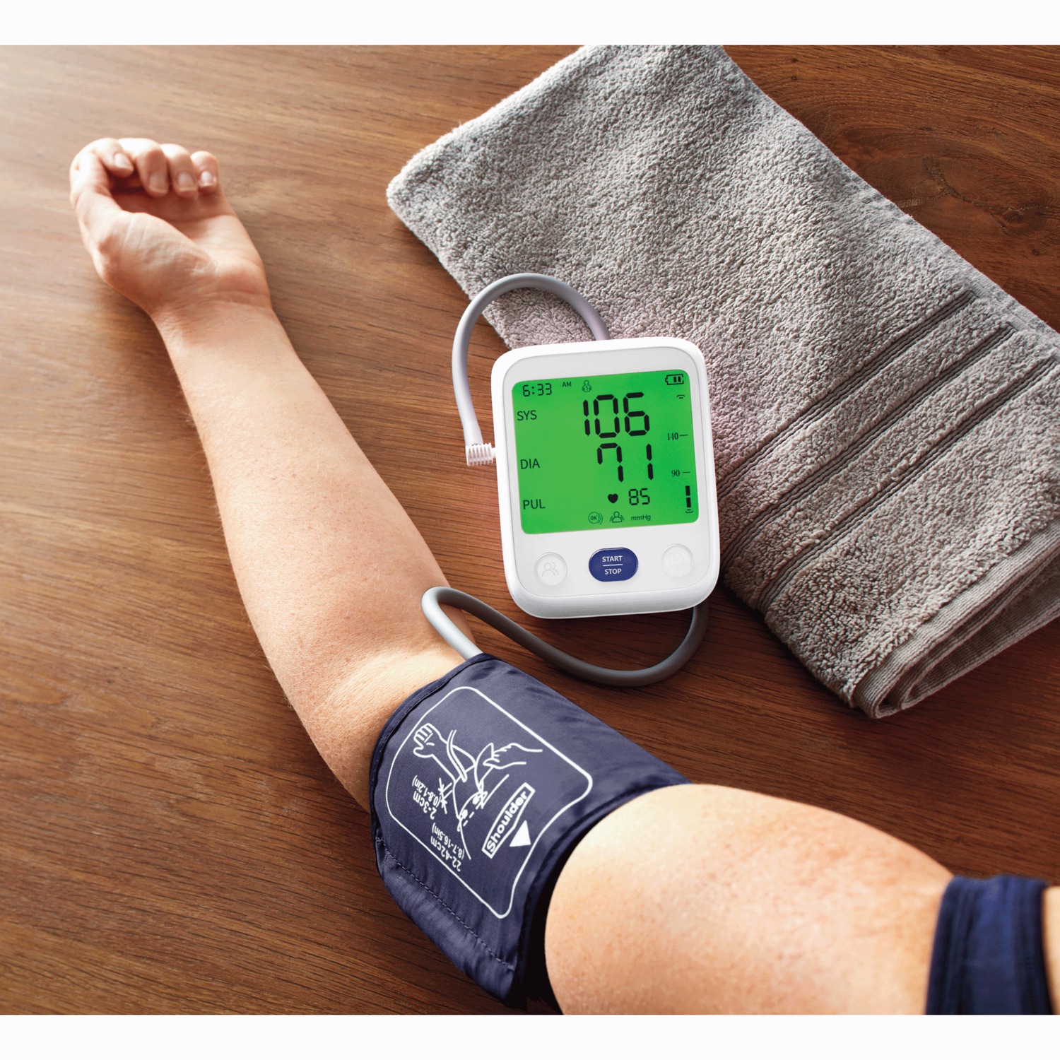 Talking ColorCoded Blood Pressure Monitors Amerimark
