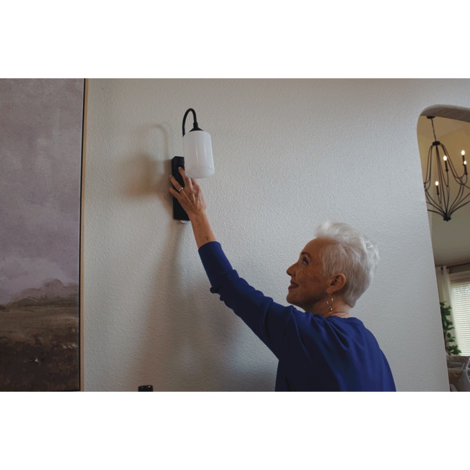 Smart Sconce, Black, large