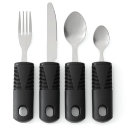 4-Piece Comfort Grip Cutlery, , large
