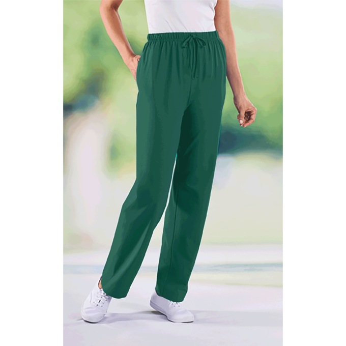 Knit Comfort Pant, Evergreen, large