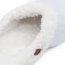 Women's Fleece-Lined Clog, White, large