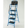 4-Step Safety Ladder with Tool Tote and Non-Slip Steps, , large