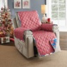 Reversible Holiday Recliner Cover, , large