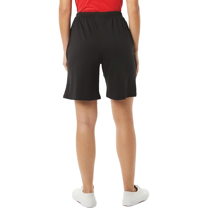 Knit Shorts - Solid and Print, Black, large