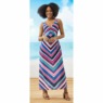 Maxi Mitered Stripe Sundress, , large