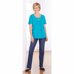 Embroidered Top, , large