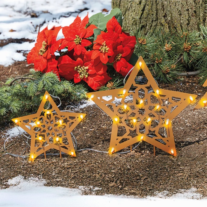 Set of 2 Solar Trees or Stars, , large