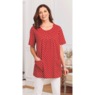 Women's Cotton Knit Tunic with Patch Pockets, , large
