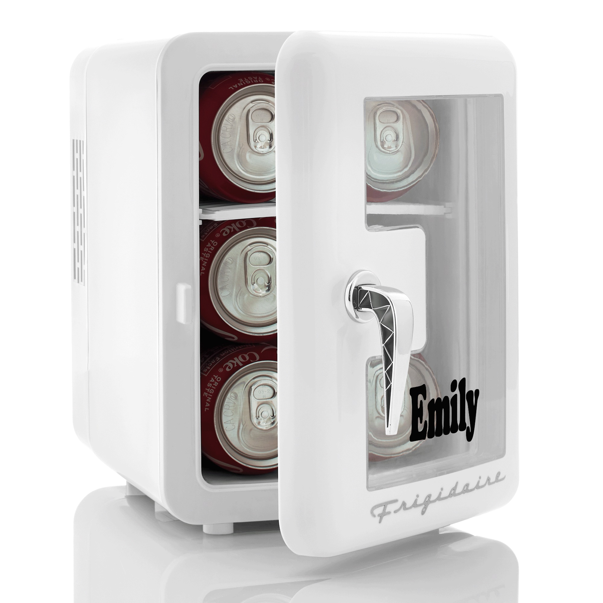 Frigidaire 6-Can Mini Fridge, White, large