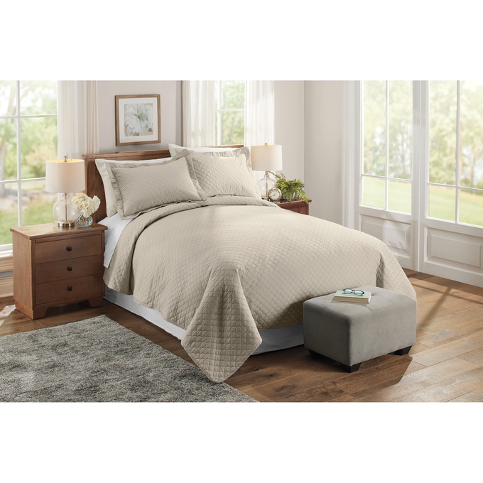 Microfiber Quilt Set, , large