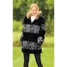 Fleece Snowflake Coat, , large