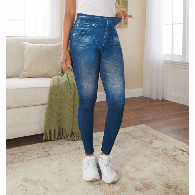 Compression Slim Leggings, , large