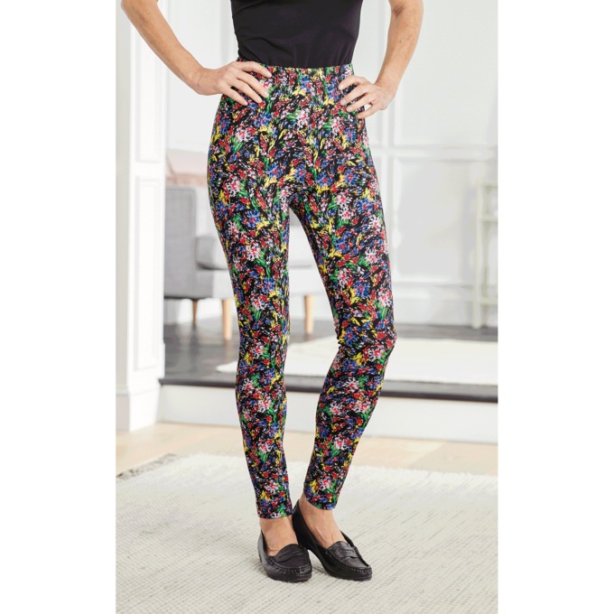 Printed Leggings, , large