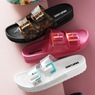 Grand Cayman Jelly Slide with See-Through Straps, , large