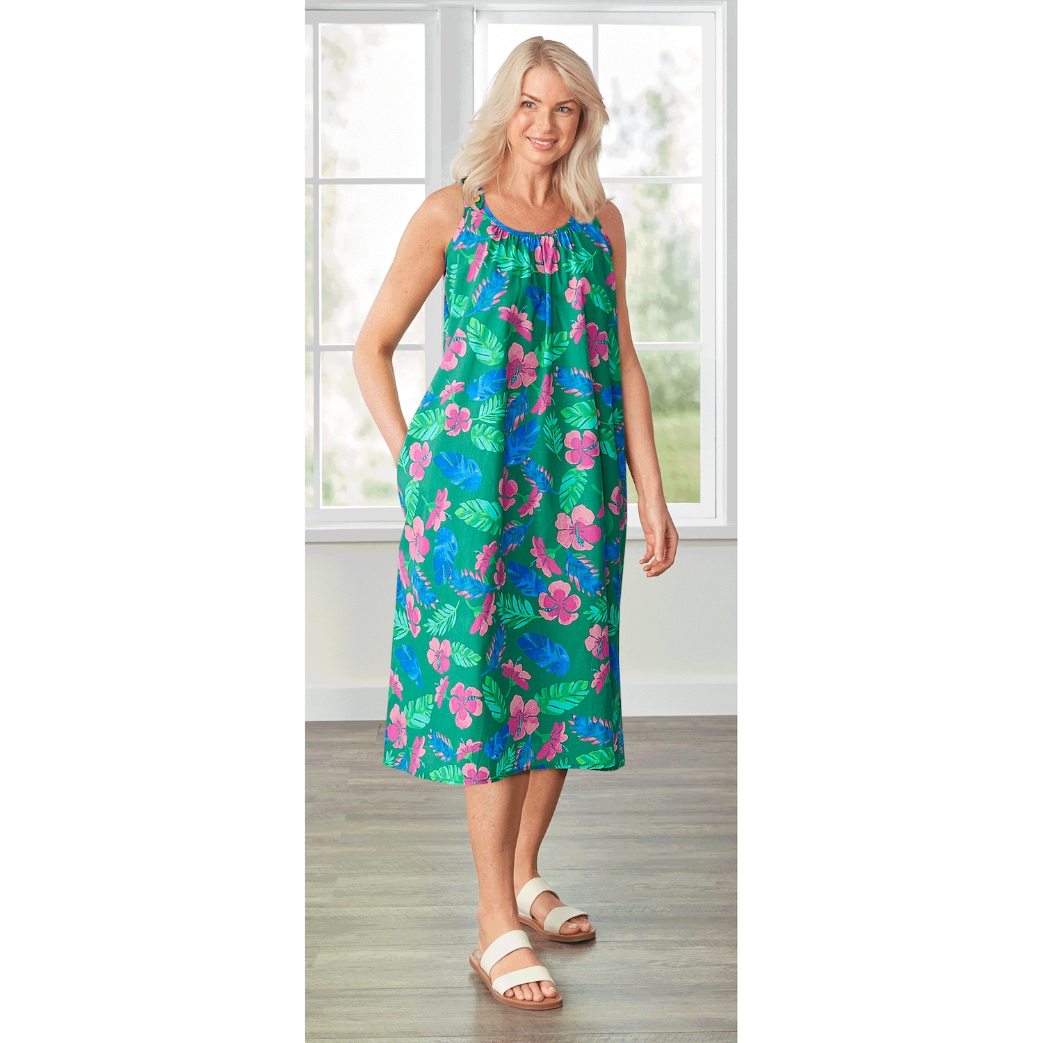 FreeFlowing Shift Dress Amerimark