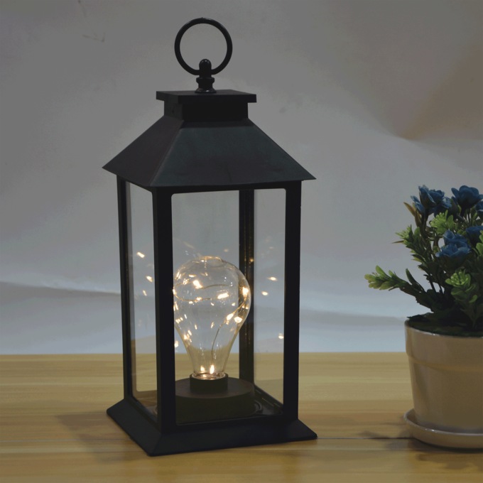 LED Metal Lantern, , large