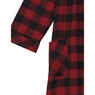 Flannel Snap-Front Duster, Red, large