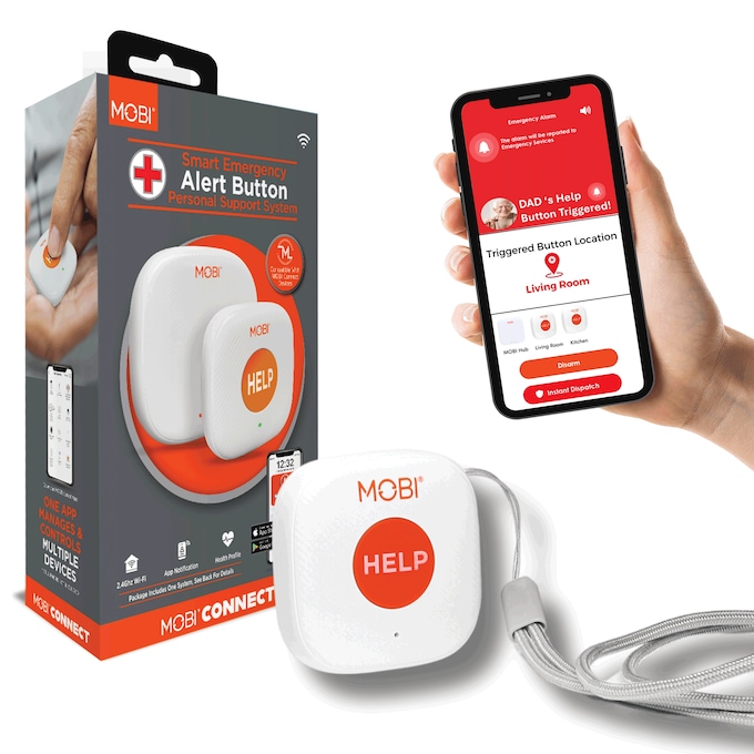 Mobi Smart Emergency Alert Button, , large