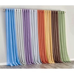 Sheer Panel with Grommets, , large