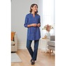 Pintuck Flannel Shirt, , large