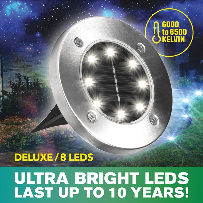 Bell+Howell Disk Lights Deluxe 4-Pack, , large