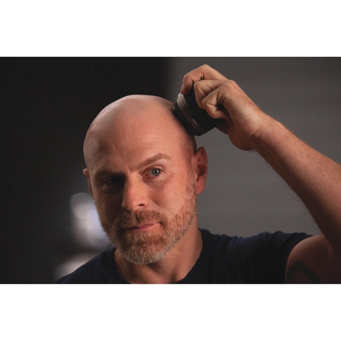 Microtouch Titanium Rechargeable Head Shaver, , large