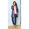 Striped Layering Duster, , large