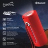 Supersonic Portable Speaker with Flashlight, Red, large