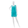 Button-Front Terry Romper, , large