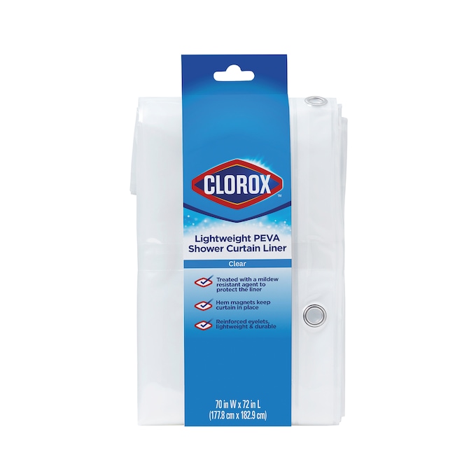 Clorox Shower Curtain Liner, , large