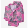 Cozee Corner Printed Flannel Pajamas, Butterfly Rose, large
